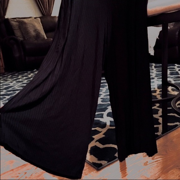 Lightly Ribbed GB Culotte Pants - Picture 10 of 16